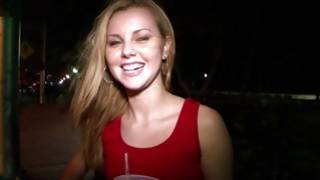 Hot bitch is doing face mask from cum while sucking on a penis