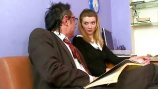 Blonde naughty harlot is posing sexually back when the wicked creature