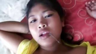 Look at this Asian beauty whore getting wild pounding from behind